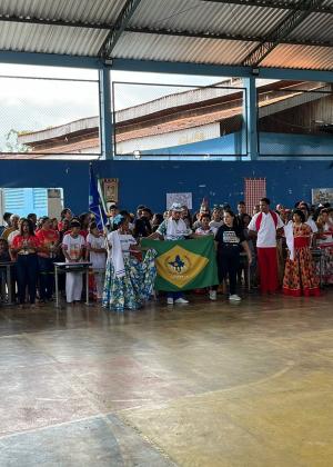 O Grupo de Marabaixo da Escola Estadual Wilson Hill de Araújo de Itaubal dividiu o prêmio de 1° Lugar com a Escola José Bonifácio( Curiau) no VI Festival de Marabaixo do Estado do Amapá!