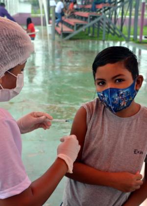 ação para testagem e vacinação 