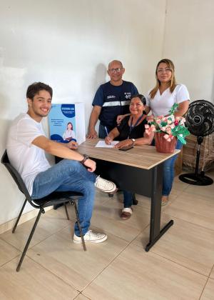  Equipe de técnicos da Secretaria Municipal de Saúde de Itaubal, que atuará na Ouvidoria do SUS no município