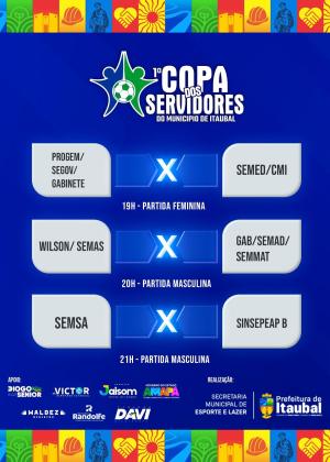 Tá chegando a hora da 1ª Copa dos Servidores do Município de Itaubal!