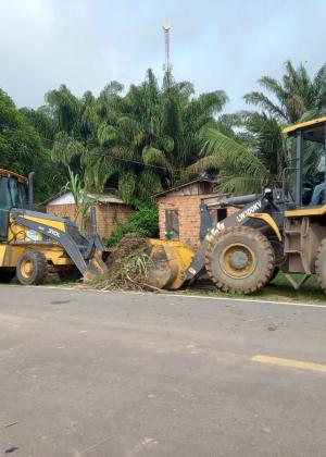 retirada dos entulhos 