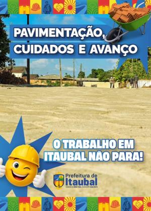 A Pavimentação em Itaubal é realidade! 