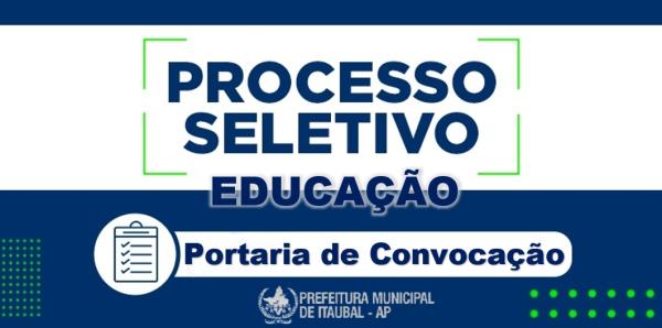  LISTA DOS CONVOCADOS E CADASTRO RESERVA do processo seletivo educação 2022.