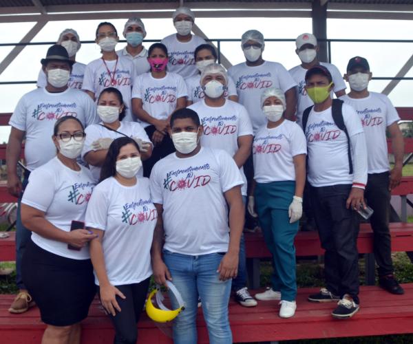 ação para testagem e vacinação 