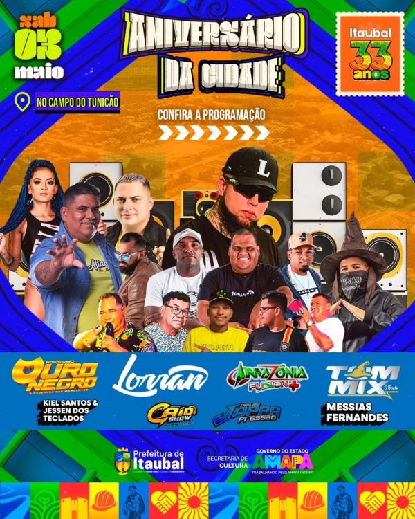 É FESTA EM ITAUBAL! 