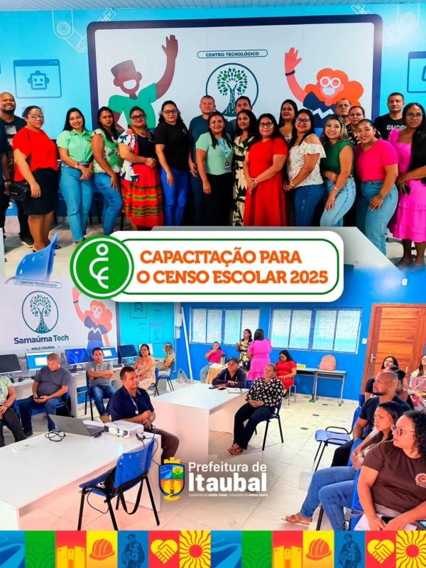 Capacitação para o Censo Escolar 2025, em Itaubal!