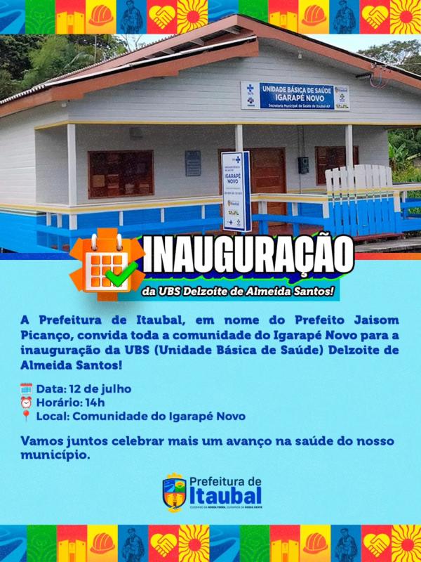 Nova UBS, Mais Saúde para Todos! 