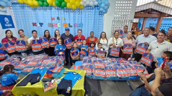 Entrega dos Kits Escolares 2026   A Prefeitura de Itaubal iniciou a entrega dos kits escolares para os alunos da Rede Municipal de Ensino. Neste ano, além do material escolar, os estudantes também estão recebendo uniformes, garantindo mais apoio e melhore