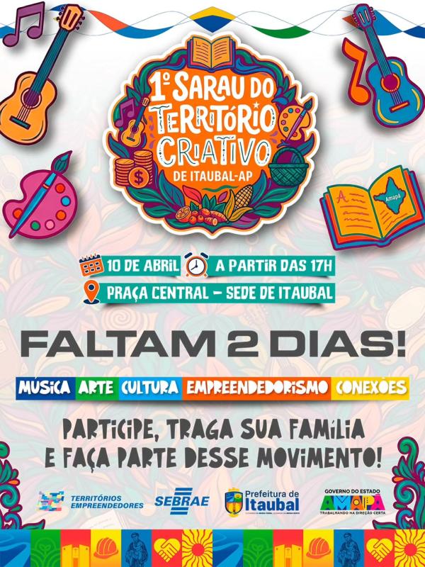 Faltam só 2 dias para um grande encontro em Itaubal!