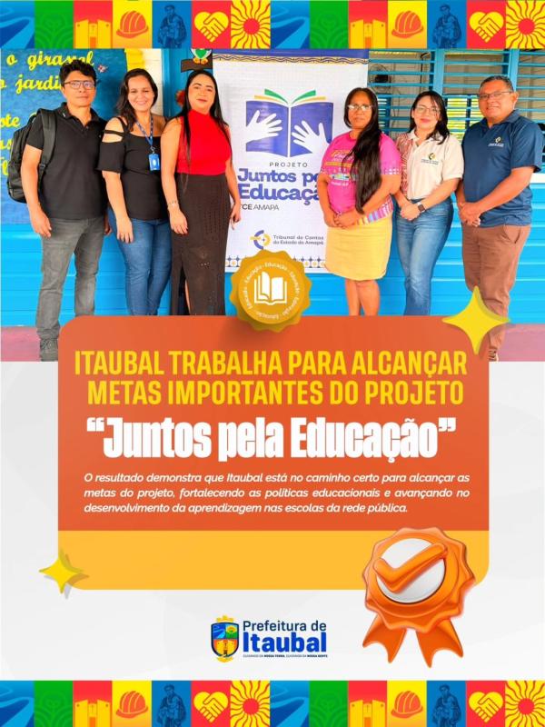 O município de Itaubal recebeu a visita de monitoramento do projeto “Juntos pela Educação”, iniciativa do Tribunal de Contas do Estado do Amapá que acompanha as ações desenvolvidas nas redes municipais de ensino. Durante a agenda, foram realizadas visitas