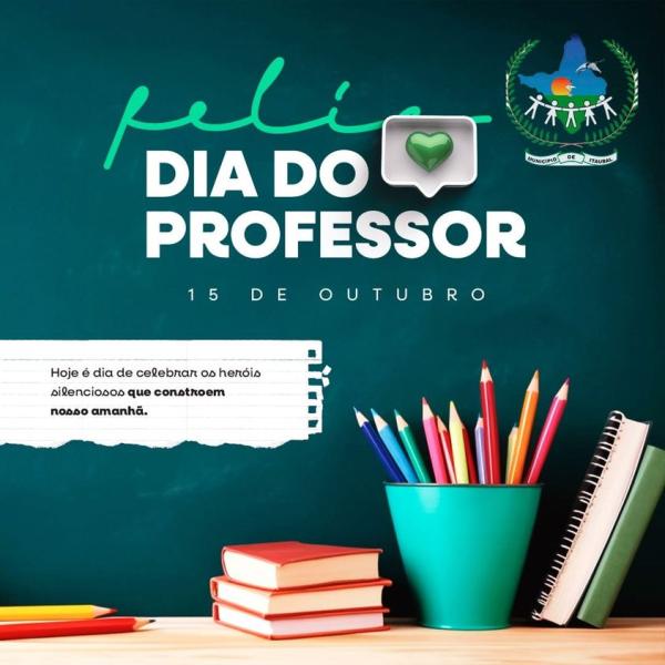FELIZ DIA DO PROFESSOR