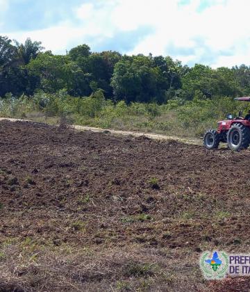 Prefeitura de Itaubal inicia os trabalhos de Arados (preparo de solo) aos Agricultores do Município